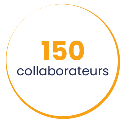 150 collaborateurs