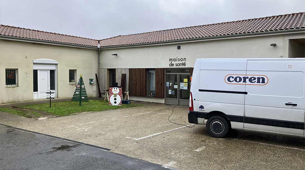 Rénovation de bardage à la Maison de Santé à Saint Angeau