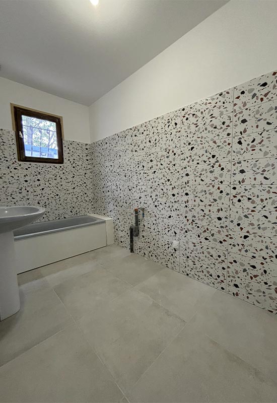 renovation-salle-de-bains-apres-affaissement-dallage-coren réfection d'une salle de bain suite à l'affaissement du dallage